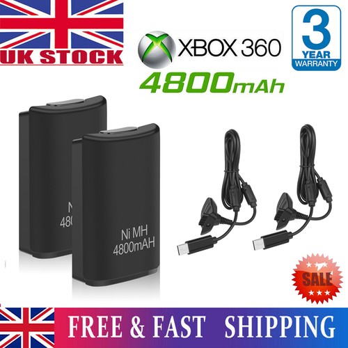 2pcs for xbox 360 rechargeable - 2pcs,